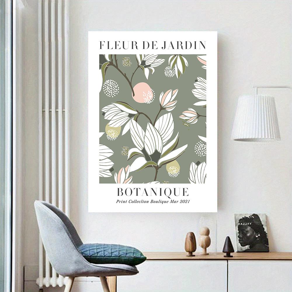 Abstract Lemon Flower Eye Orange Vintage Plant Wall Art Canvas Painting Posters and Prints Wall Pictures for Living Room Decor