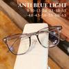 Transparent Oversized Anti-blue Light Myopia Glasses, Ultralight Near Sight Eyewear for Men Women, Holiday Gift Premium Eyeglasses