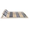 VidaXL Slat Bed Base with 42 Slats 7 Zones 140 X 200 Cm