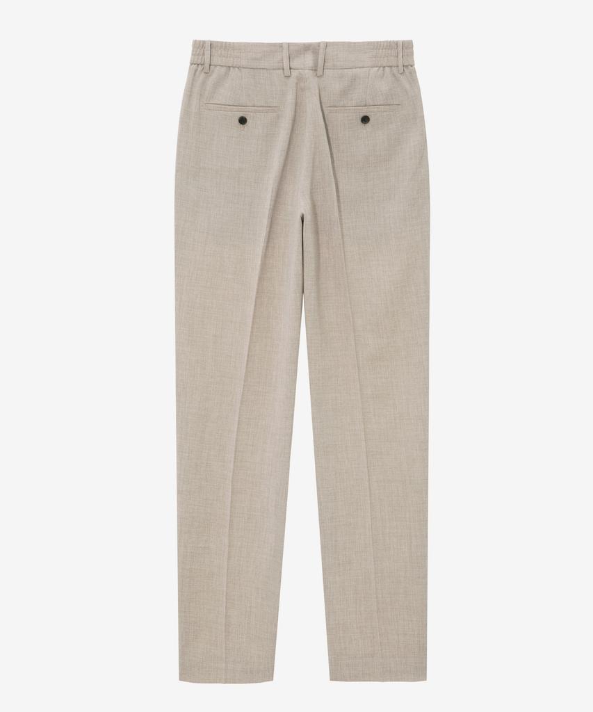 MINDBRIDGE [Cool] Tapered Two-Tone Elastic Waist Pants - 2 Colors