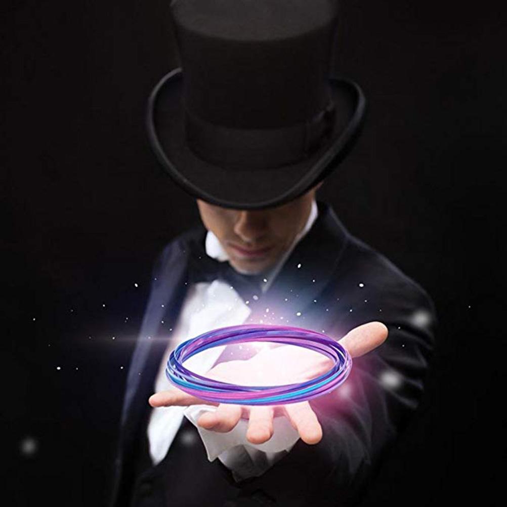 Stainless Steel 3D Fluid Rotation Bracelet Colorful Flow Ring