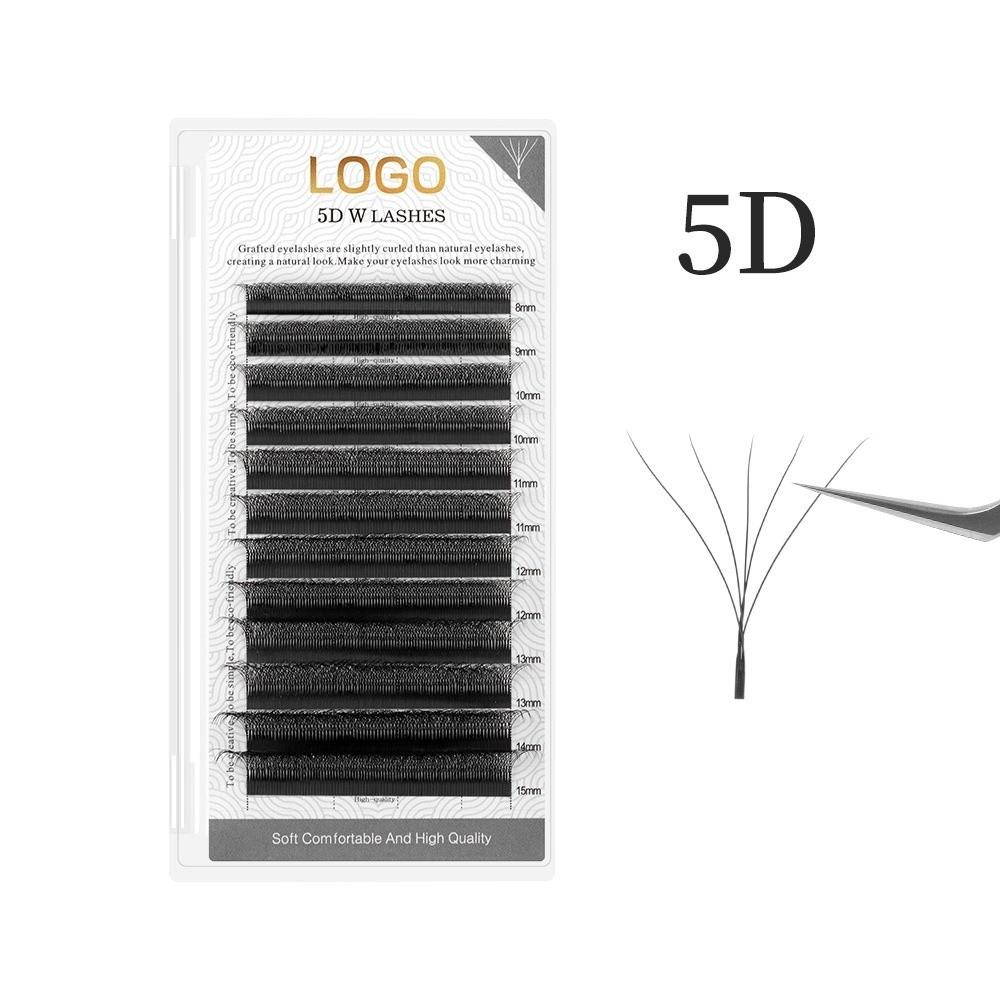 Narrow Design V-Shaped Lashes 8-15mm Mix W Shape Eyelashes New Eyelash Extension  DIY Eyelash