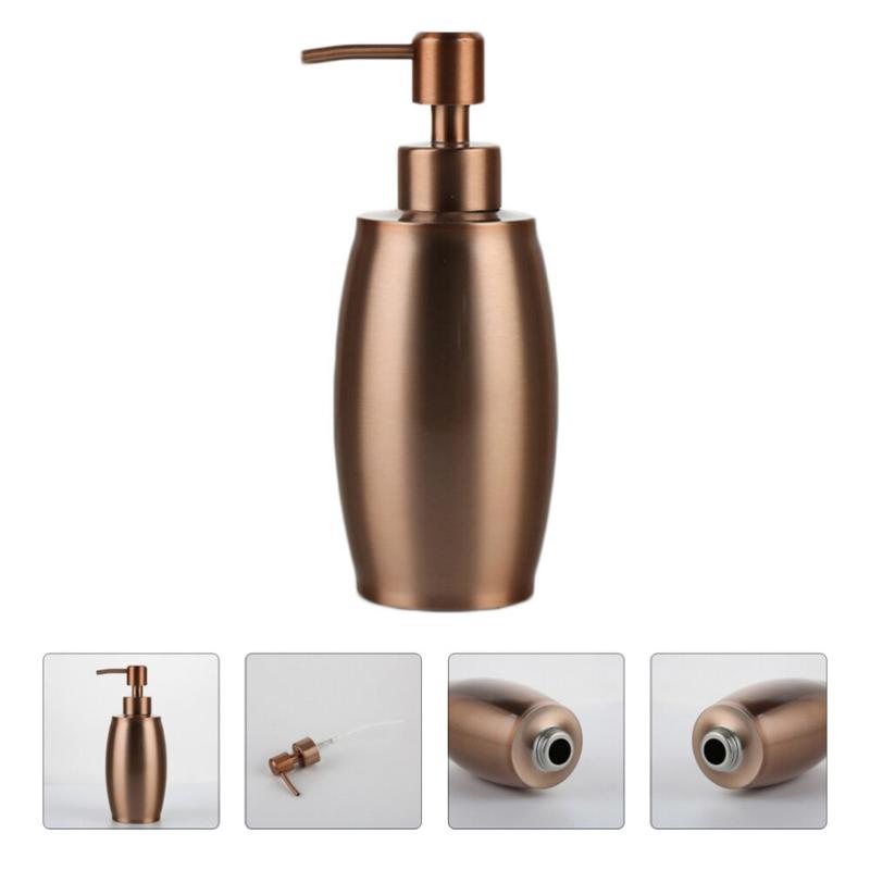 1 pcs. Home stainless steel soap travel bottle (rose gold) | Liquid soap dispensers