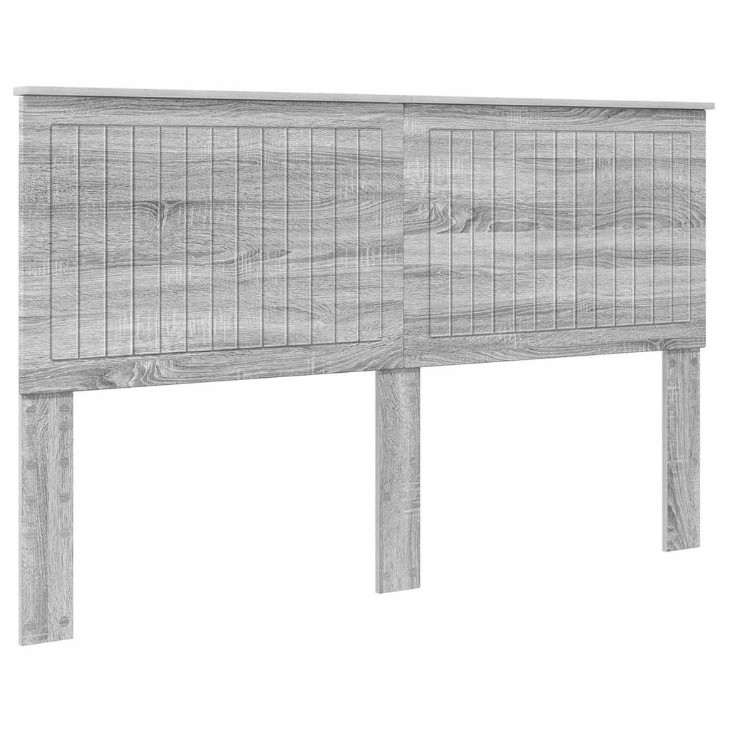 Headboard in Grey Sonoma 160 cm Particleboard