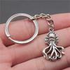Seahorse Octopus Mermaid Underwater Keychain for Kids Handmade Bohemian Anniversary Gift Minimalist Phone Charm