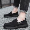 Loafers Men's Casual Shoes Breathable Canvas Shoes Soft Sole Walking Flats Slip on Comfort Driving Shoes for Men Zapatos Hombre