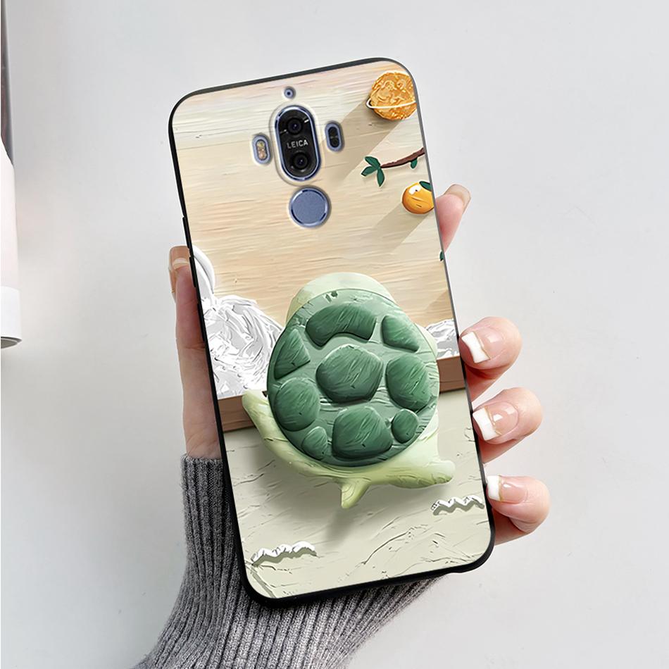 Für Huawei Mate 9 Mate9 MHA-L29 MHA-L09 MHA-AL00 Weiche Hülle Niedlicher Bär Cartoon Frosch Bemaltes TPU Handyhülle Schutzhülle Funda