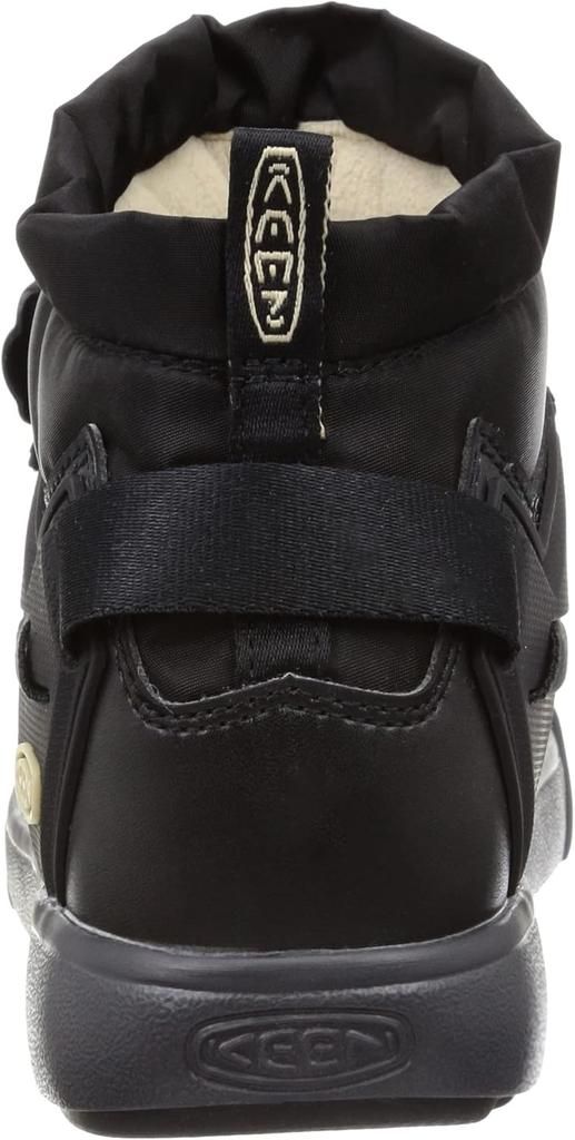 KEEN HOODROMEO MINI Womens Mid Cut Slip On Winter Boots Black Black 24.0 cm