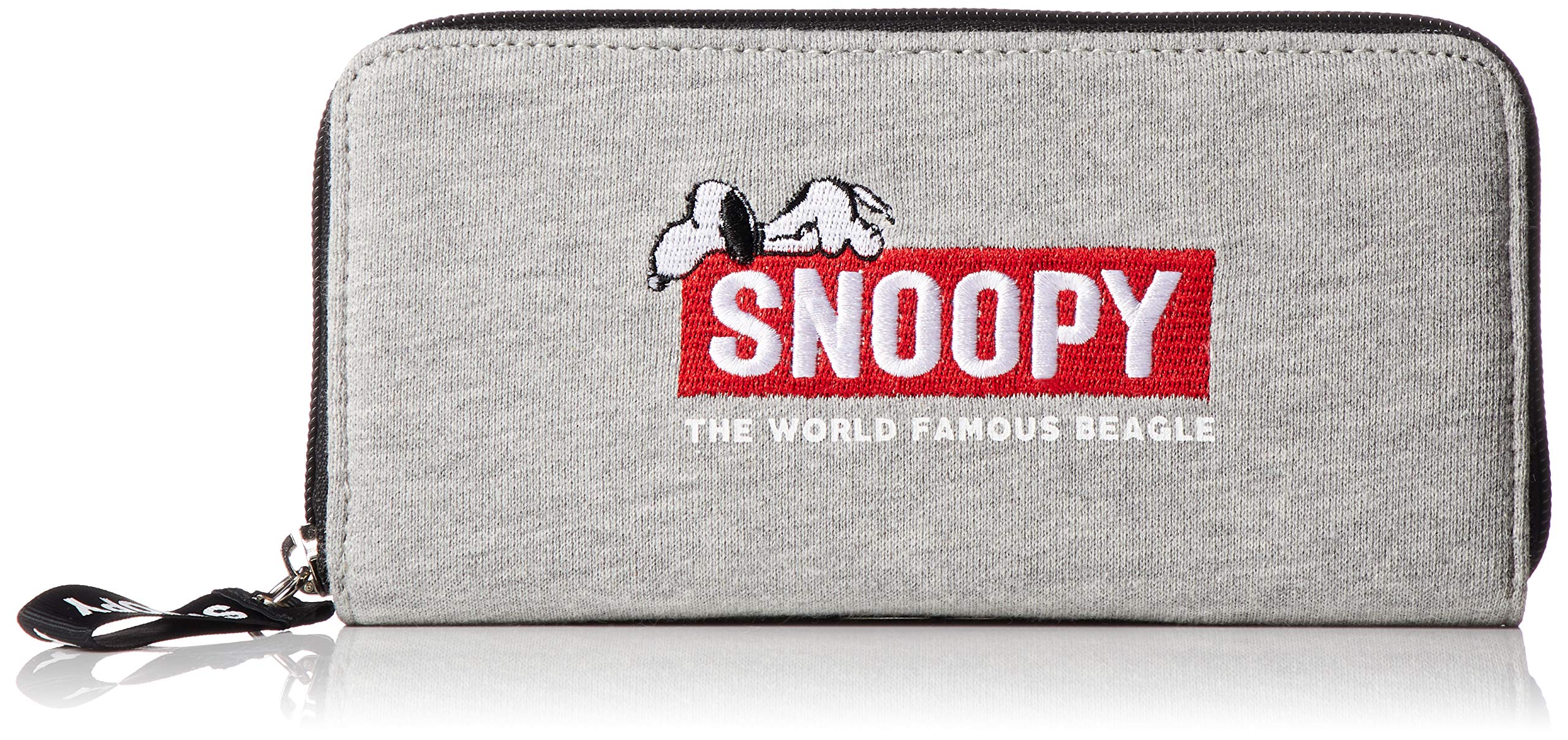 

Round long wallet Box logo lying down GY [Snoopy] SPR-767b (SPR-768)
