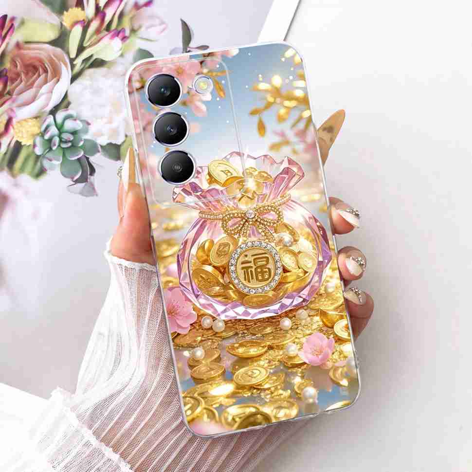 For Vivo Y100 IDN 5G Case New Fashion Painted Cover Silicone Soft TPU Fundas For Vivo Y200e Y 200E 100 Phone Case Coque