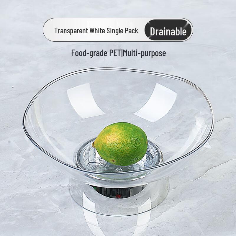 ZISIZ Elevated Draining Fruit & Snack Bowl