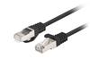 Patchcord Lanberg FTP Kat.6 5m Czarny 10-pack