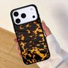Tortoise Shell Pattern polished Marble Phone Case For Apple iPhone 17 air 16 Pro Max 15 Pro Max 14 13 12 11 Mini Back Cover
