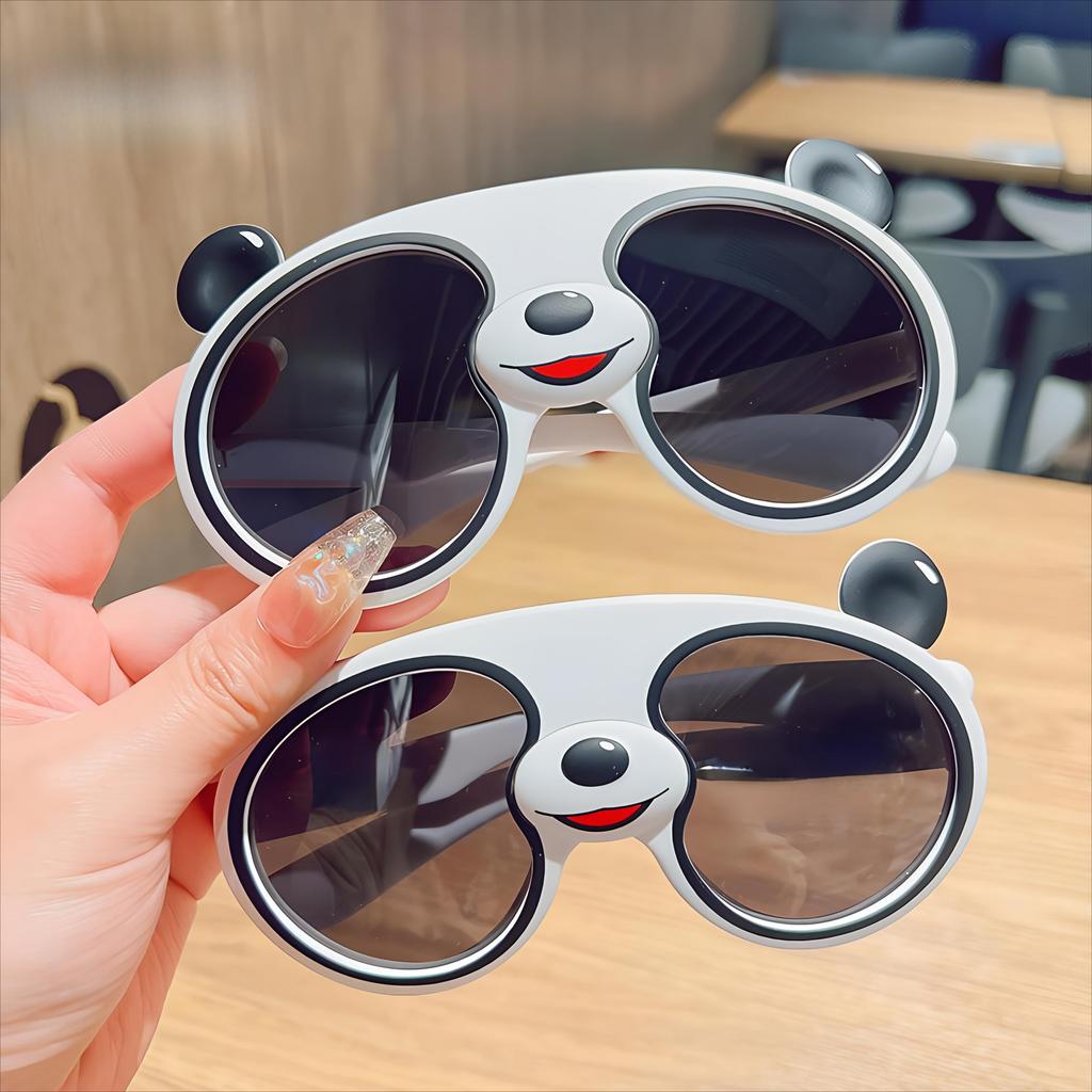 Children's Sunglasses Cartoon Panda Shape Fashion Sunglasses Trend Kid's Glasses Face Decor Gift