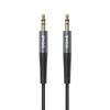 Bwoo Kabel Aux 3.5Mm - 3.5Mm Nylonowy + Aluminiowa Obudowa Bo-Aux064 Czarny