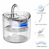 1.8L Large Capacity Cat Water Fountain USB Powered Transparent Pet Water Feeder Removable Recirculate Filtering Water Dispenser
