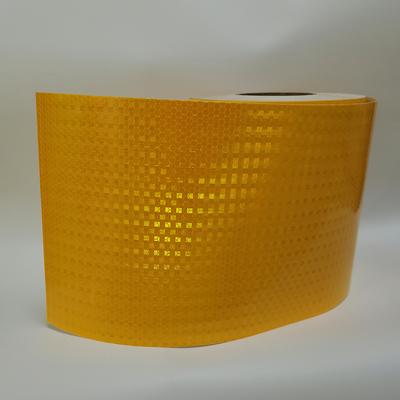Bandes Réfléchissantes 20cm*5m Réflecteurs Jaune-Orange Nid d'Abeille Brillants Bande Adhésive Imperméable Autocollants Haute Réflexion Pour Camion