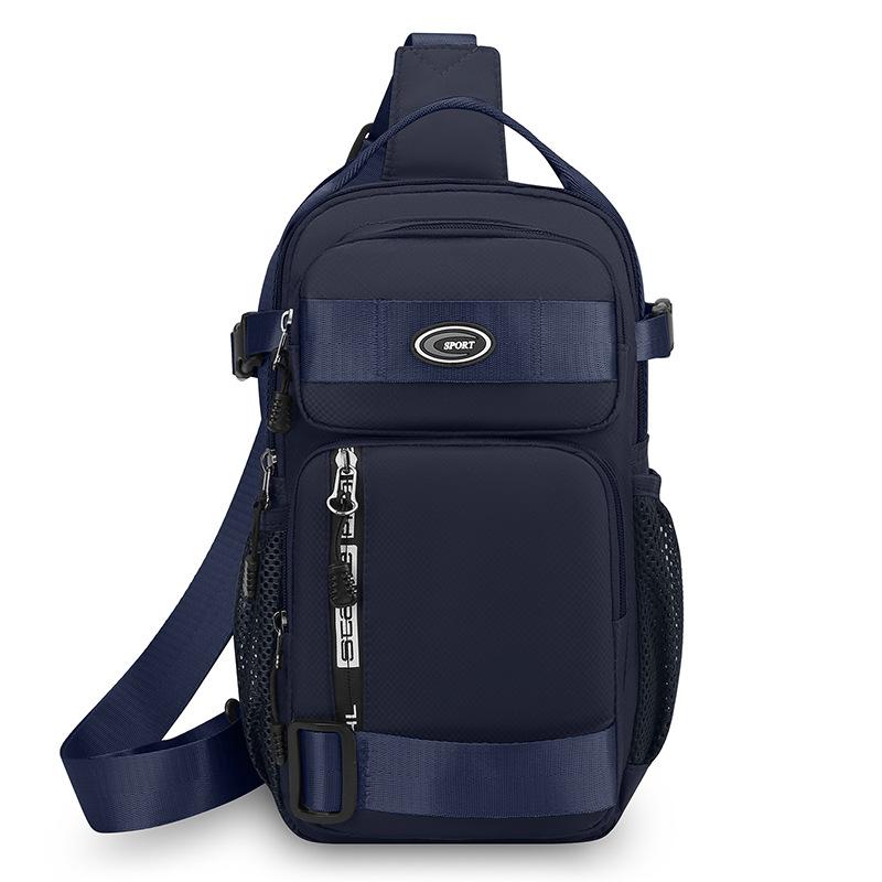 Multifunctional Men's Chest Bag Outdoor Cycling Sports Crossbody Bag Lightweight Shoulder Bag