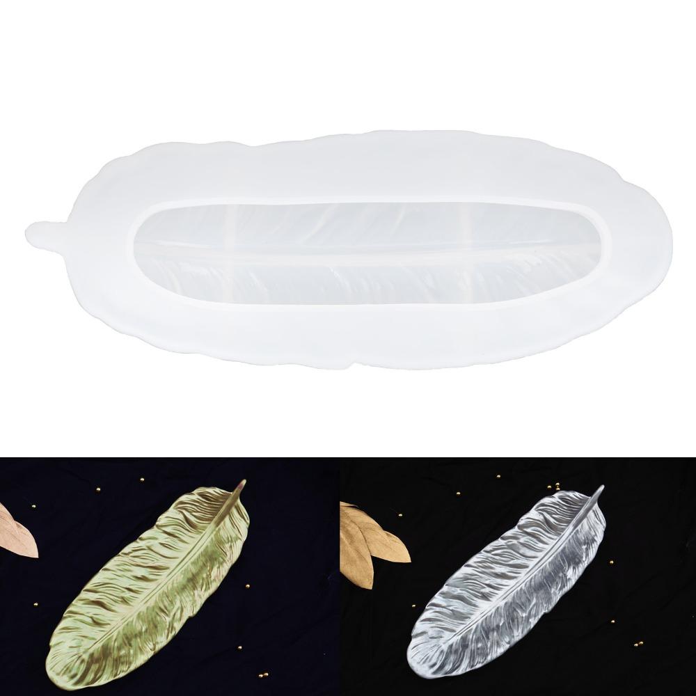 White Silicone Mold Feather DIY Resin Mold Jewelry Tools Resin Casting Mold  Resin Casting