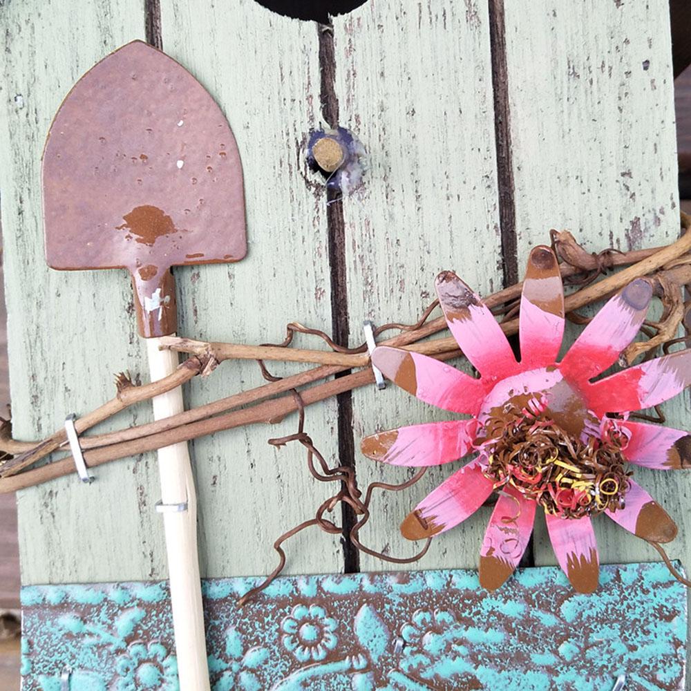 Decorazione Casetta per Uccelli da Appendere Legno Tetto Rosso Casetta per Uccelli da Appendere Decorativa Giardino Esterno