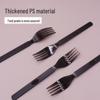 Disposable Thickened Long Handle Plastic Soup Spoons