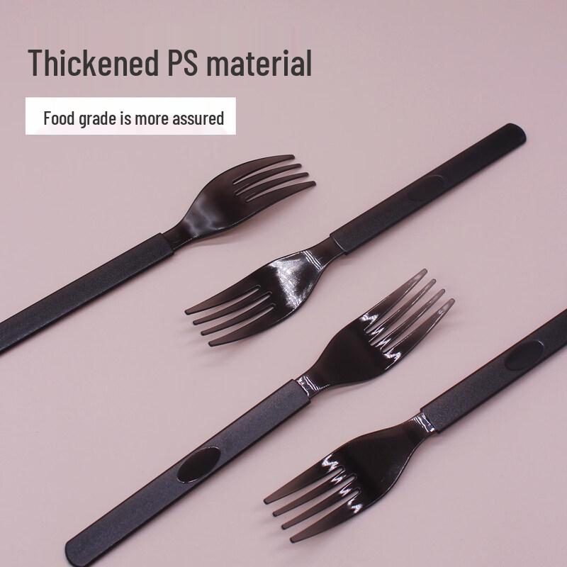 Disposable Thickened Long Handle Plastic Soup Spoons