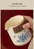Elegant Travel Tea Set: Ru Kiln Ceramic Teapot & Cups for Business Customization