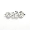 5 Pair Shiny Cheongsam Buckle Brooches Sweater Buttons Clothing Pins Crystal Cardigan Clip Cape Cloak Clasp