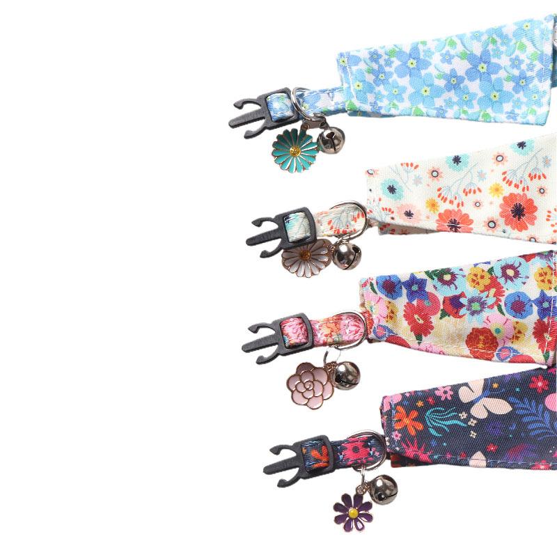 Pet Supplies New Pet Supplies Flower Accessories Collar Cat Collar Bell Cat Strap
