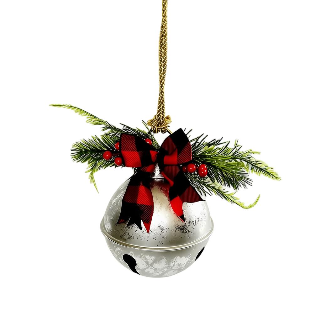 Large Christmas Bell Hanging Decoration for Holiday Tree and Home Decor