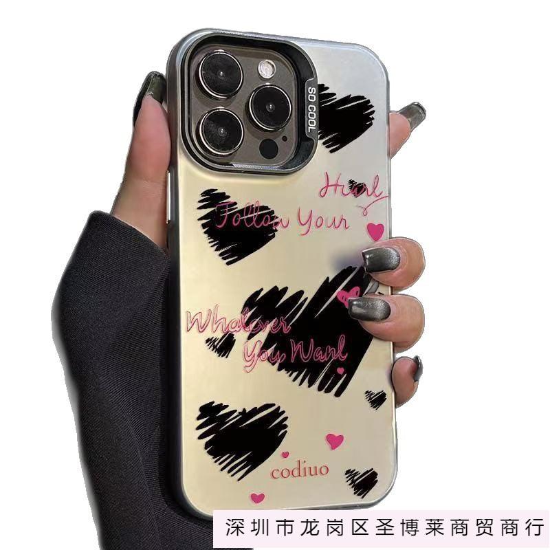 The New English Love Is Suitable for Iphone16 Mobile Phone Case Apple 15promax/14 Japan and South Korea 13pro12 Europe and America
