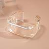 Colorful Resin Bracelet Irregular Opening Bangle Jewelry Wide Cuff Bangle  Women