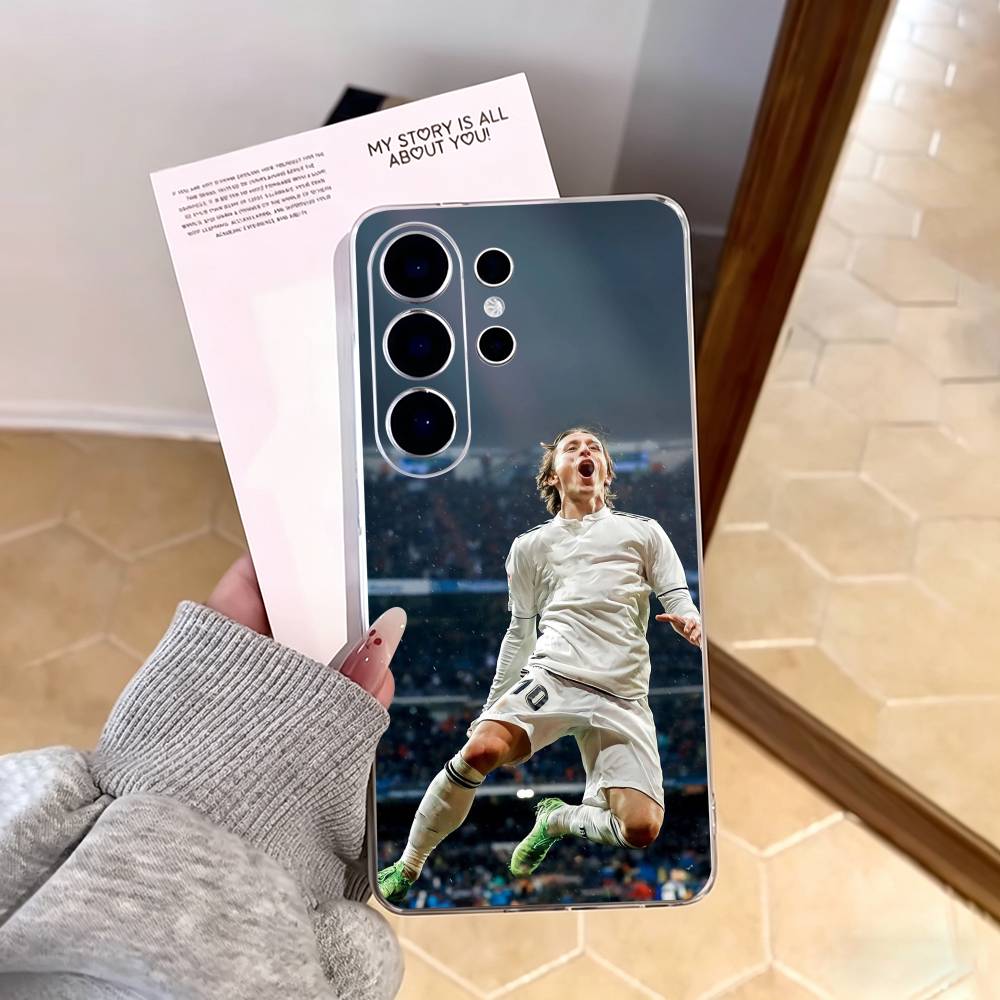 Luka Modric Phone Case For Samsung S25,S24,S21,S22,S23,S30,Ultra,S20,Plus,Fe,Note,10,9,5G Transparent Cover Samsung S10