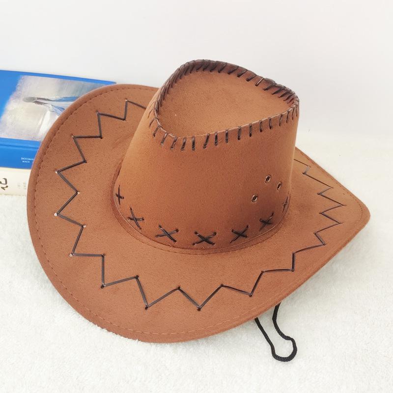 Western Prairie Stroh-Cowboyhut mit großer Krempe für Outdoor-Sommerreisen