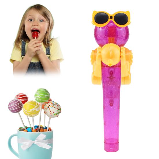 Lollipop Holder Toy Dinosaur Shape Lollipop Case Novelty Eat Lollipop Robot Toy Fun Lollipop Holder Gift for Kids Children