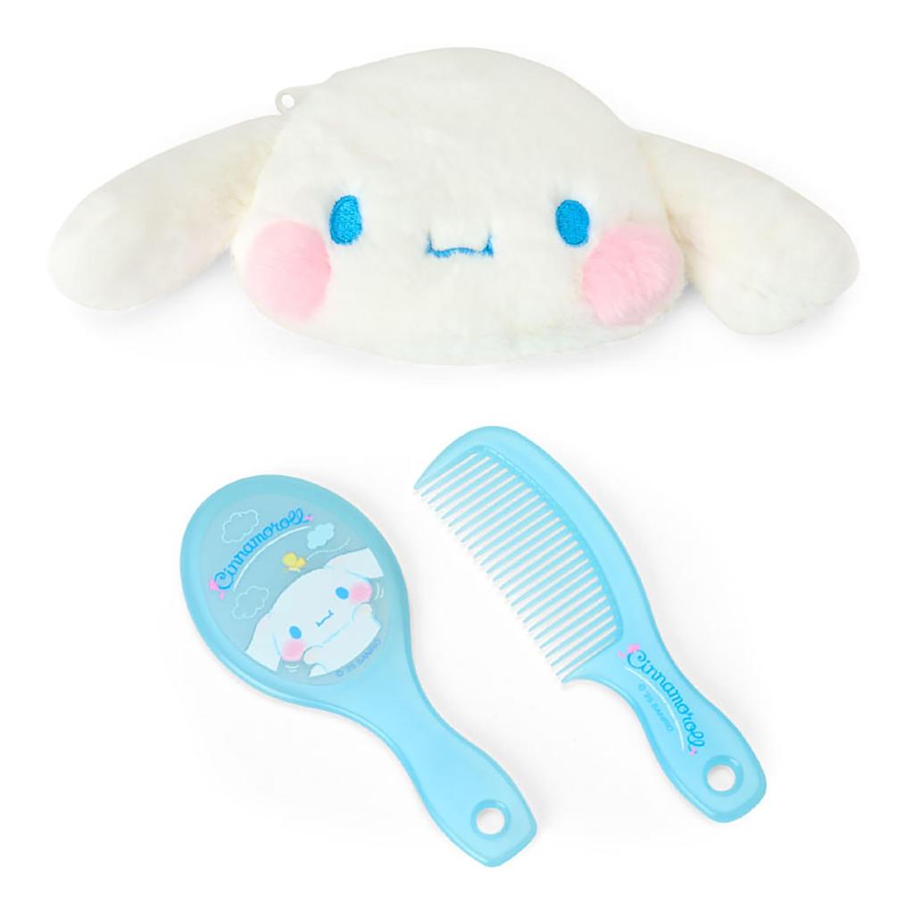 Sanrio Mirror & Comb with Case (Cheeks Puni Puni) Cinnamoroll 308021