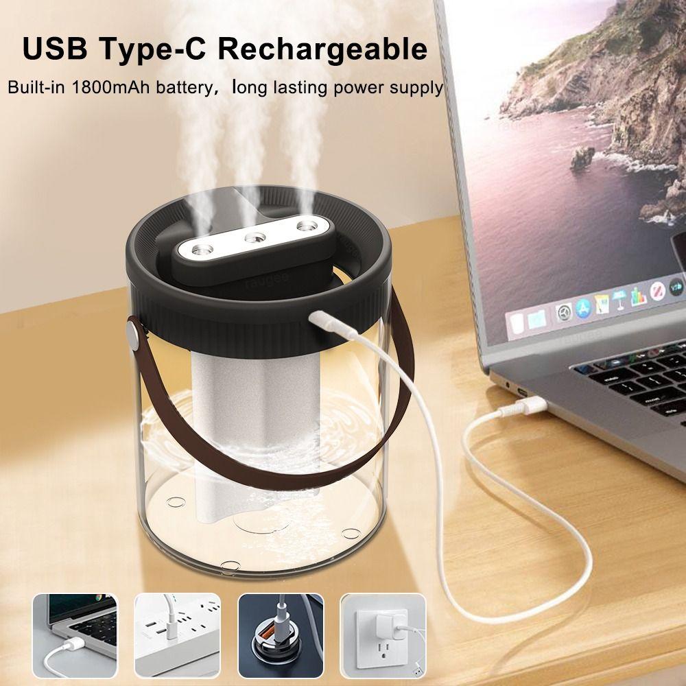 Rechargeable Top Fill Humidifier Portable Smart Humidifiers for Bedroom Air Humidifier  Office Home