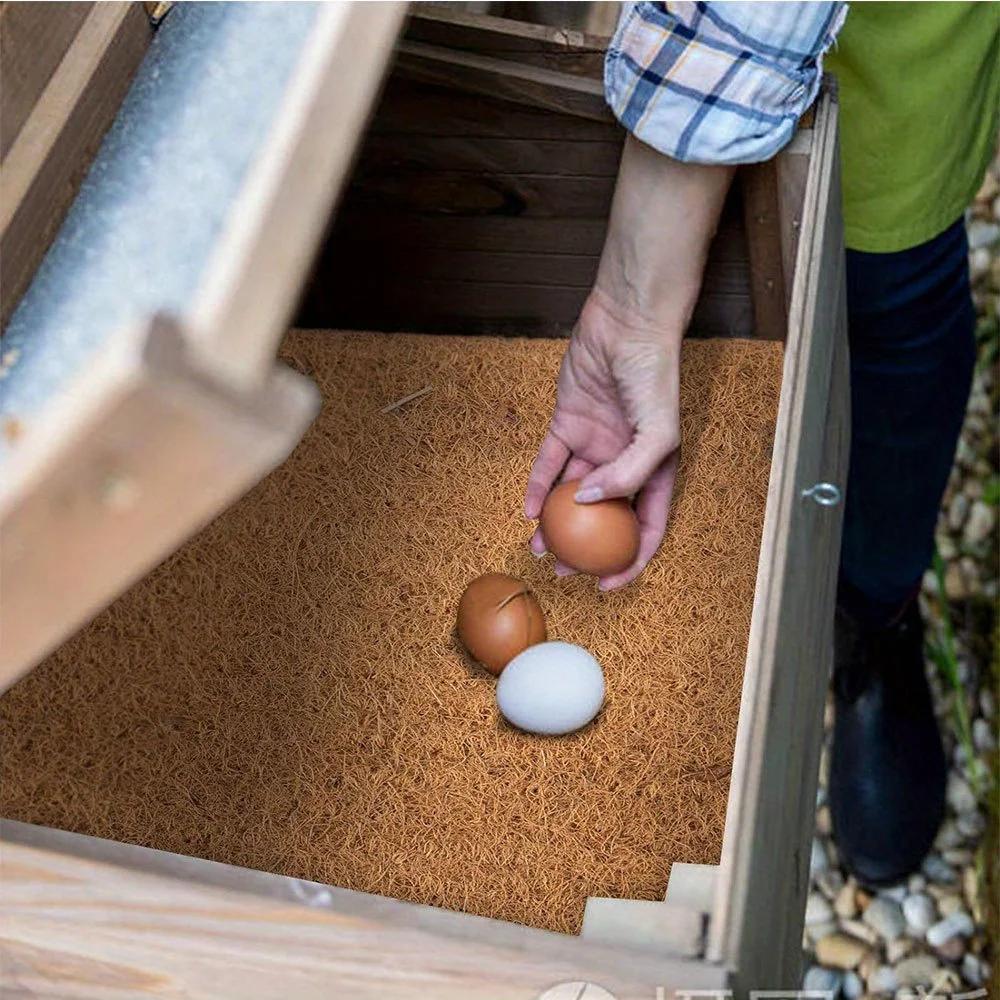 Premium Soft Padded Chicken Nesting Mats - Super Absorbent, Durable & Easy To Clean - Reptile Habitats & Healthy Livestock