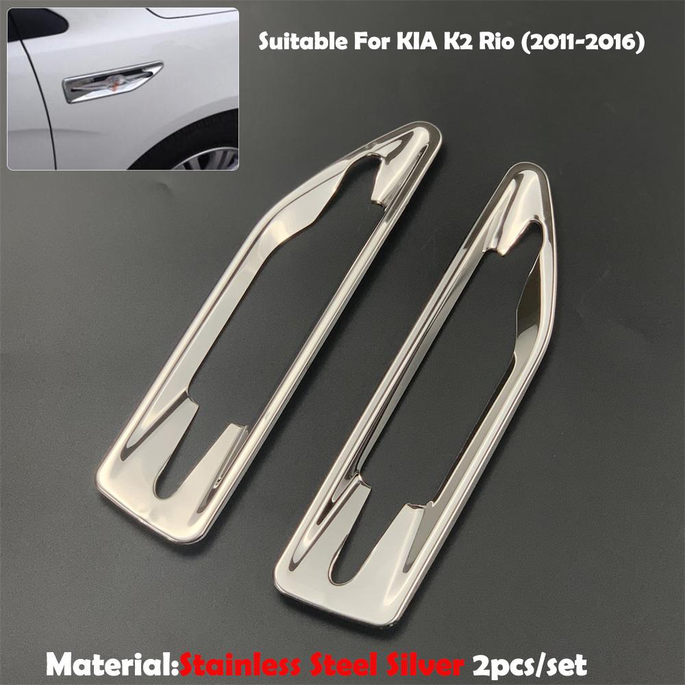 For Kia K2 Rio 2011-16 Car-styling Interior Center Dashboard Outlet Widow Lift Door Handle Gear Shifter Turn Light Trim Sticker