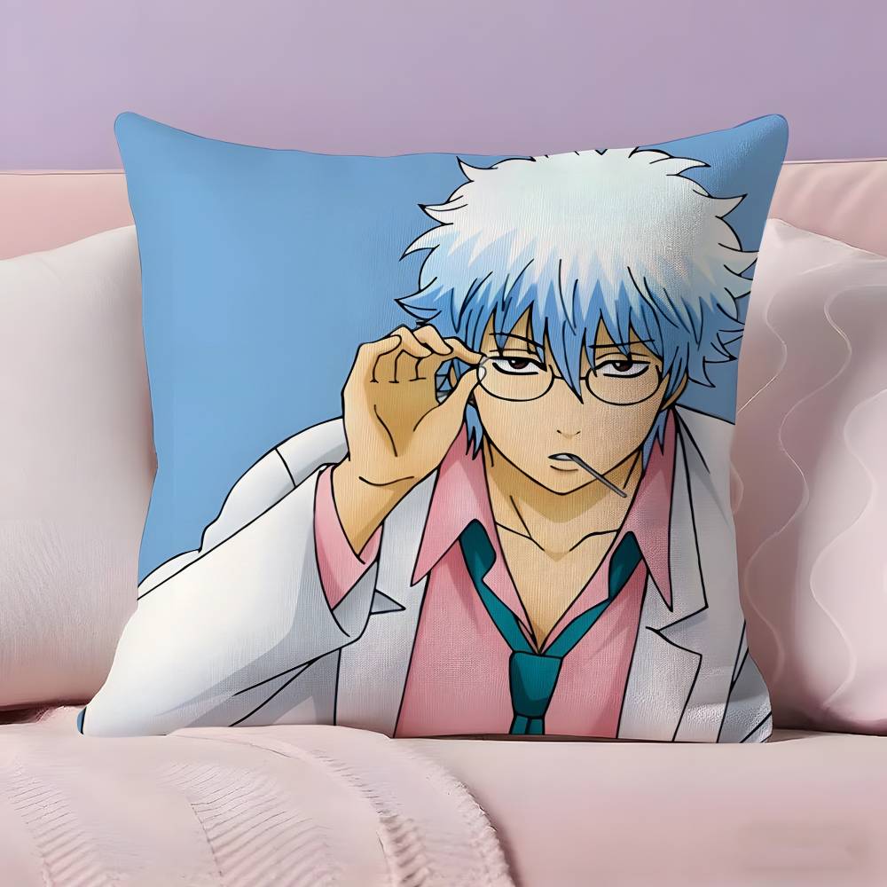 G-GINTAMA Anime Pillow Case  Ultra Soft Skin Friendly Fabric Cloud Like Comfort & Concealed Zipper