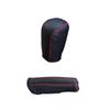 Leather Car Gear Shift Collars Hand Brake Cover for Toyota Land Cruiser Prado FJ 150 2010 - 2018 AT Accessories