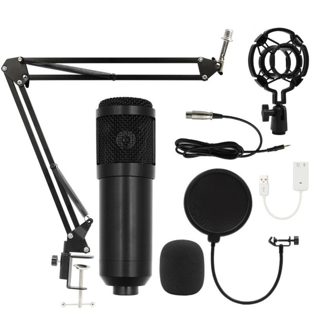 Streaming Condenser Microphone Kit BM800 Voice Changer Microphone  Streaming Audio Smartphone