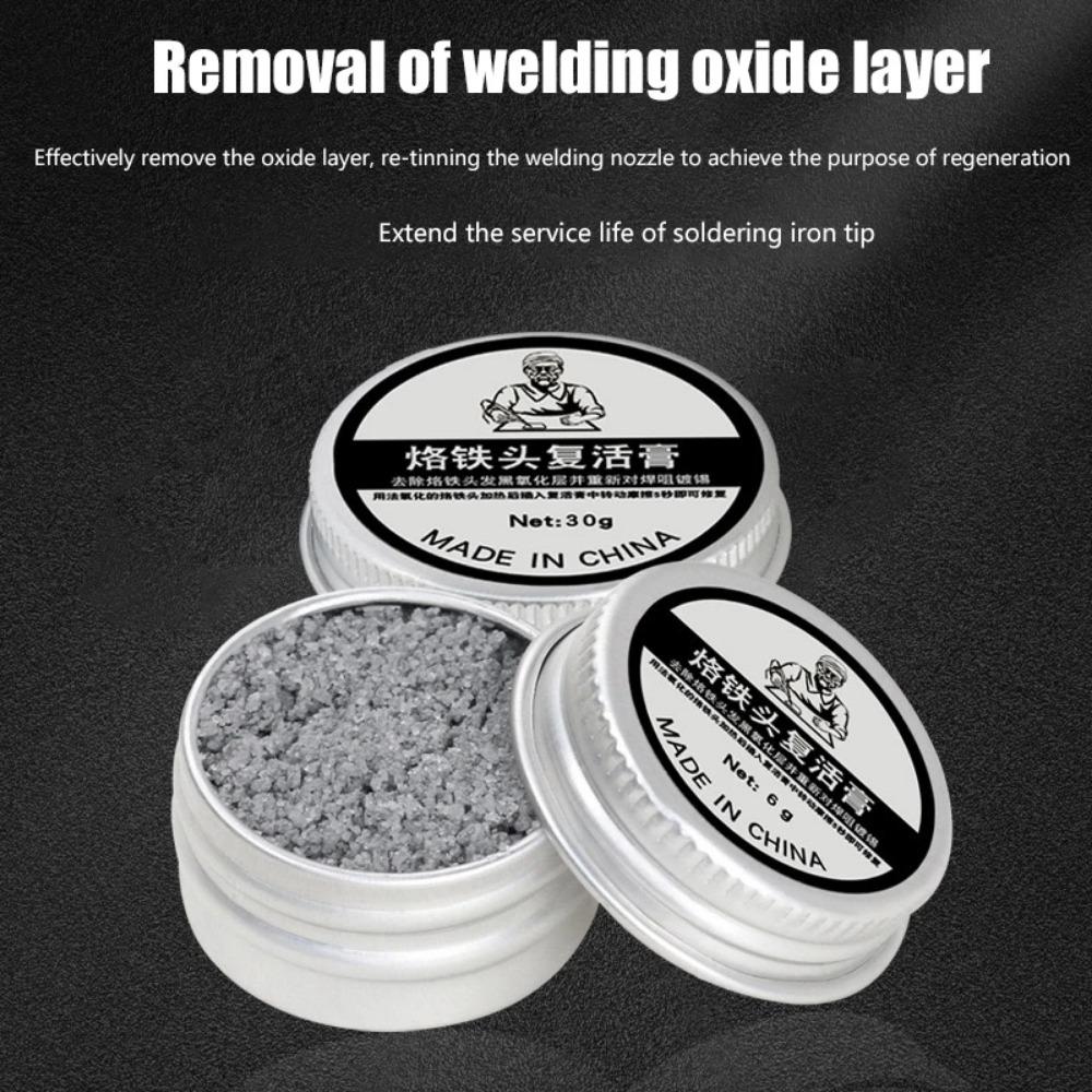 Soldering Iron Tip Cleaning Paste Soldering Iron Tip Tinner Activator Tip Cleaner Enhances Welding Efficiency Soldering Iron Tip