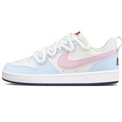 Court Borough PEEKABOO Sea Salt Milk Foam Double Lace Up Low-Top Skateboard Slip-Resistant, Cushioning FV8120-141(team-)-Random Packaging Bags