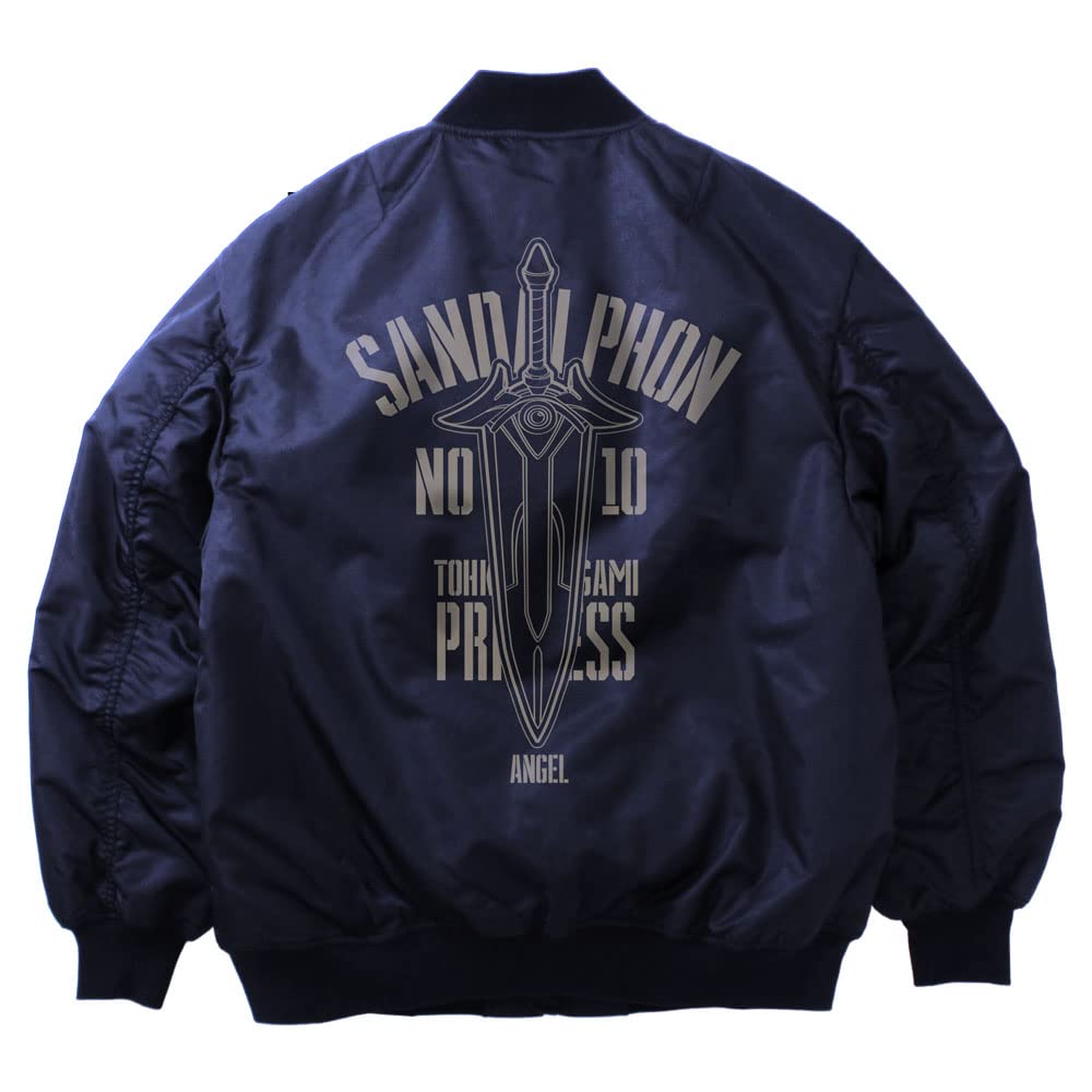 Nijigen Cospa Date A Live IV Yatogami Tohka "Sandalphon" MA-1 Jacket Navy, Size L