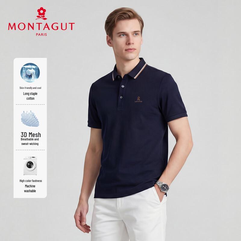 MONTAGUT Men's Summer Business Polo Shirt