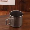 Tazza da campeggio Tazza in titanio Stoviglie da turista Utensili da picnic Attrezzatura da cucina per esterni Attrezzatura da cucina da viaggio Escursionismo