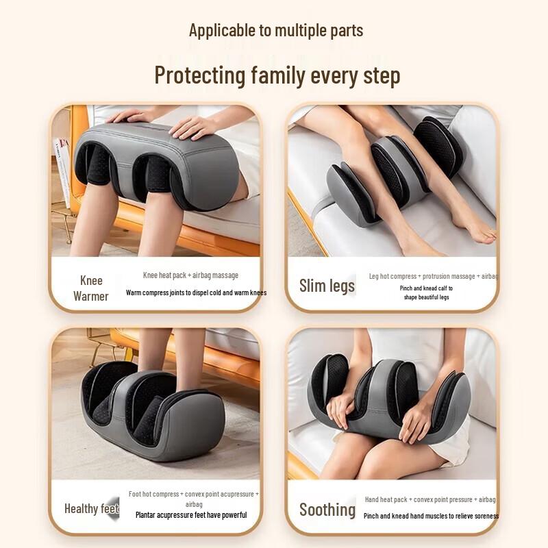 AUX Full-Automatic Leg, Foot & Knee Massager CN plug (adapter included)
