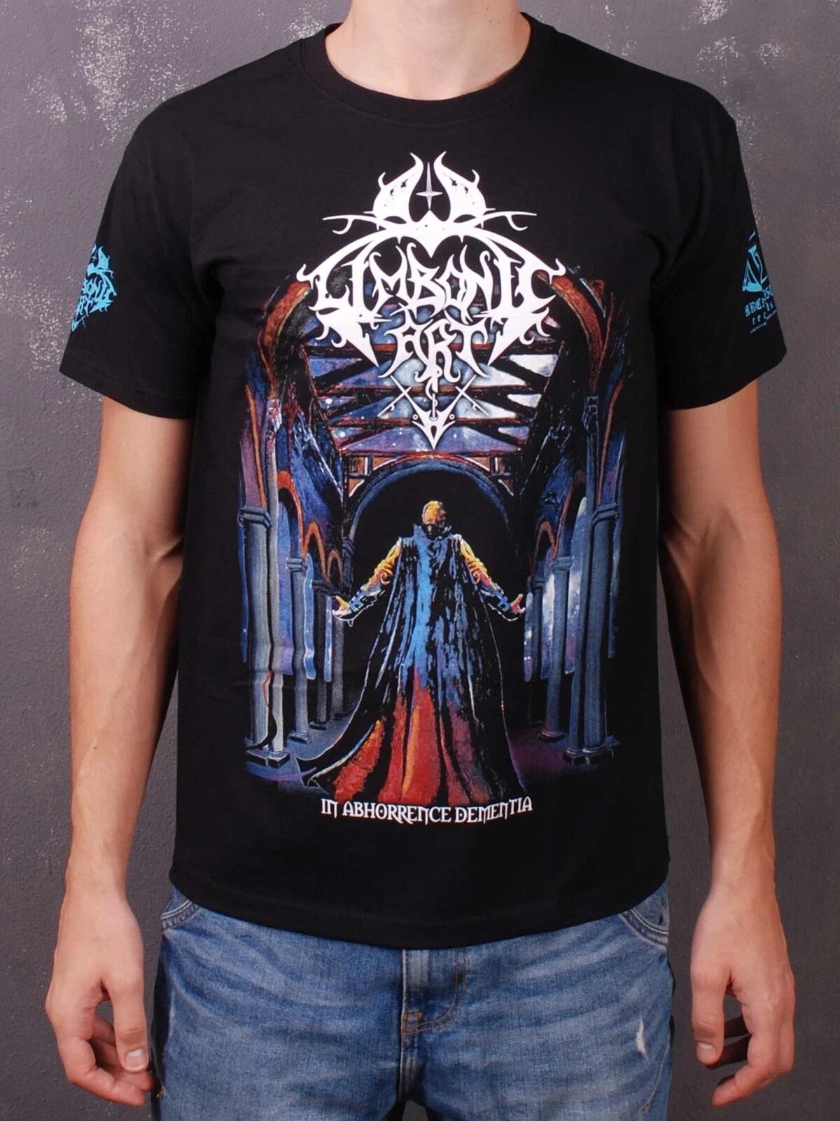 Limbonic Art - In Abhorrence Dementia Black T-Shirt Mayhem Satiricon L