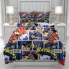 Superhero Batmans Duvet Cover Men women/Children KID Printing Disney Cartoon Bedding Set  Comforter Bed Soft
